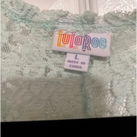 LuLaroe Lace mint Joy…Size Large - Picture 4 of 8
